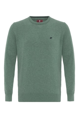 Pull - Vert chiné