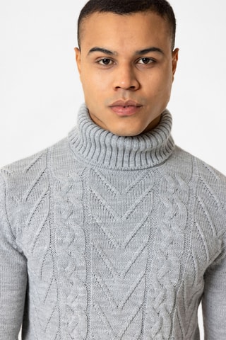 Pull - Gris clair chiné