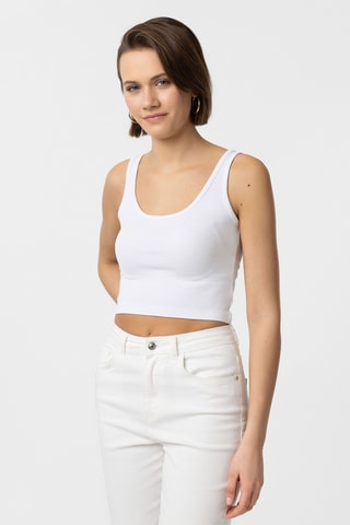 3 crops top - Bleu marine et noir