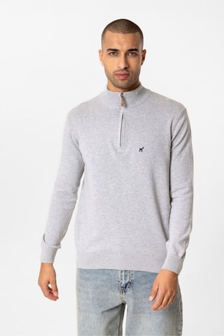 Pull - Gris clair chiné