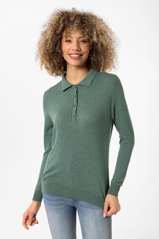 Polo - Vert chiné
