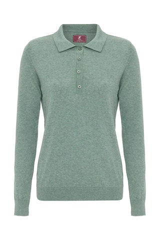 Polo - Vert chiné
