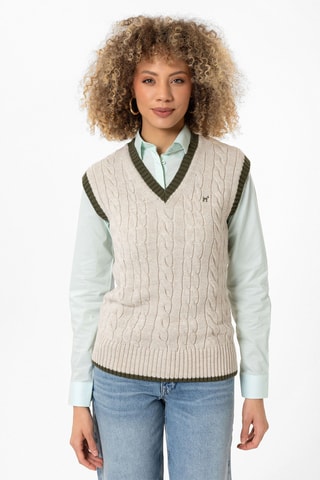 Gilet sans manches - Beige