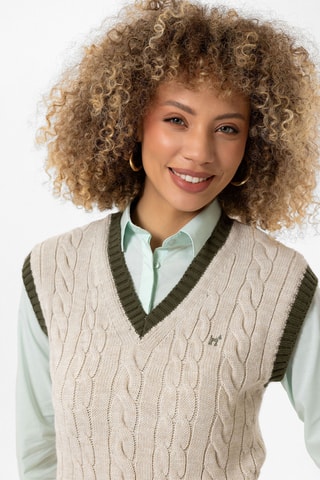 Gilet sans manches - Beige