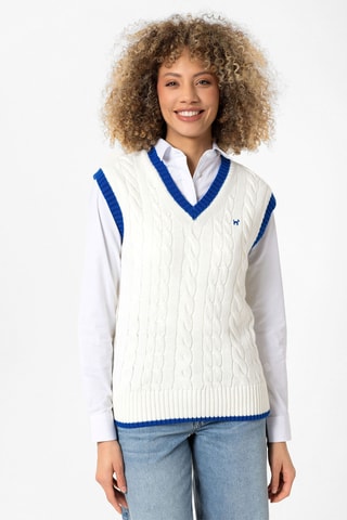 Gilet sans manches - Ecru