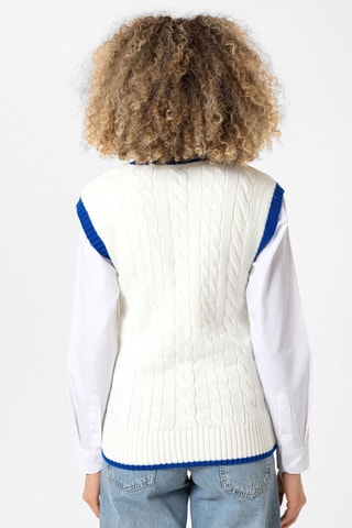 Gilet sans manches - Ecru