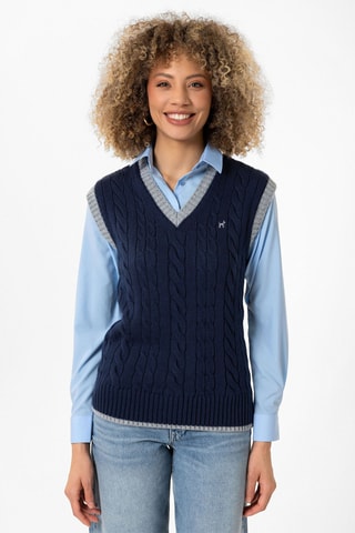 Gilet sans manches - Bleu marine