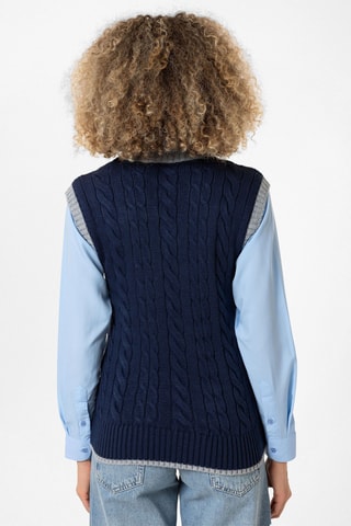 Gilet sans manches - Bleu marine