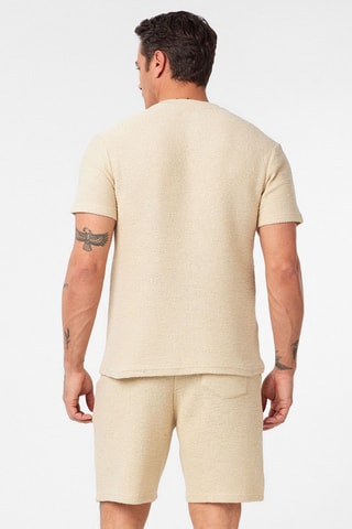 T-shirt et short - Ecru