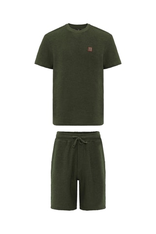 T-shirt et short - Kaki