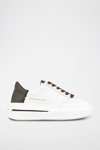 Leren Platform Sneakers Lancaster - Wit