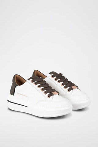 Leren Platform Sneakers Lancaster - Wit