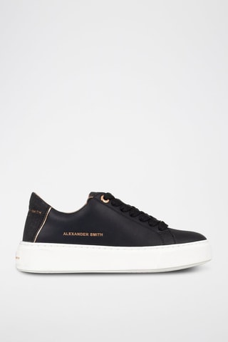 Leren Sneakers London - Zwart