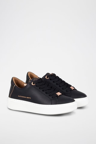 Leren Sneakers London - Zwart