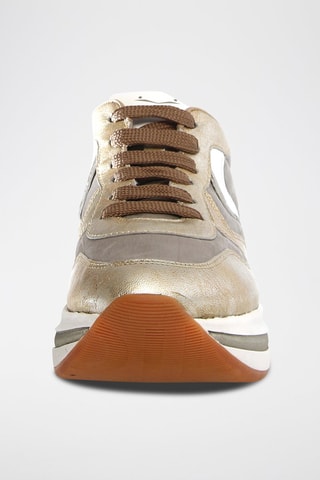Kalfsnubuck Sneakers Merry Power - Taupe