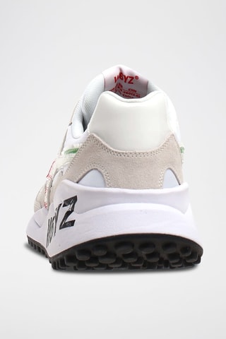 Leren Sneakers Flag W6YZ Wit en Beige