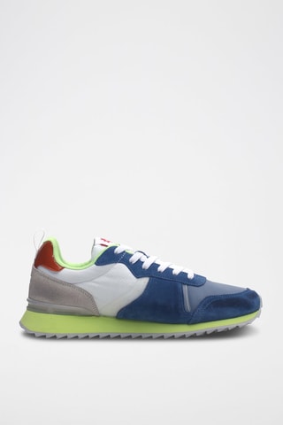 Nubuck Sneakers Max Marineblauw