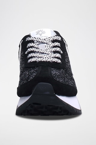 Leren Sneakers Kis Zwart