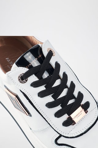 Leren Platform Sneakers Harrow - Wit