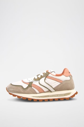 Leren Sneakers Qwark - Beige