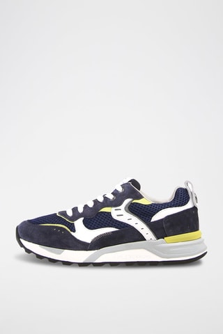Leren Sneakers Bholt - Indigoblauw
