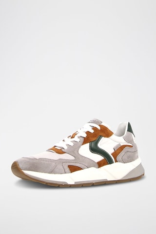 Leren Sneakers Club19 - Grijs