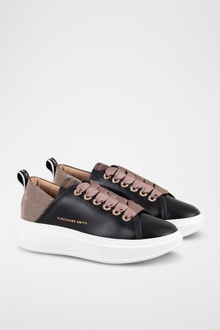 Leren Sneakers - Zwart