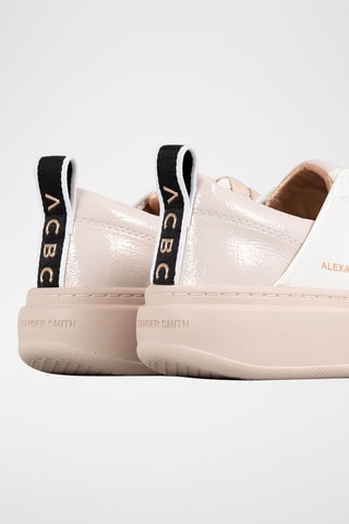Sneakers - Wit en Beige