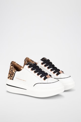 Leren Platform Sneakers Lancaster - Wit
