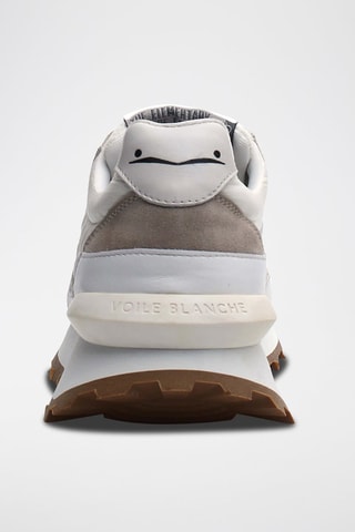 Leren Sneakers Qwark - Beige en Taupe