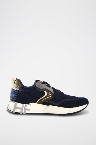 Leren Sneakers ClubB01 - Marineblauw