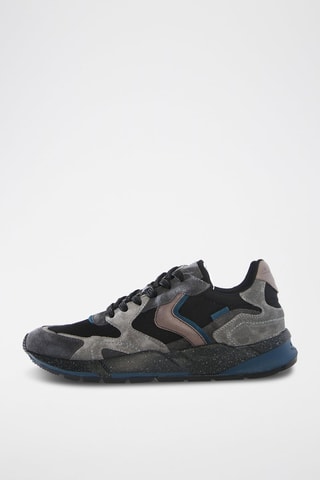 Leren Sneakers ClubB19 - Antraciet