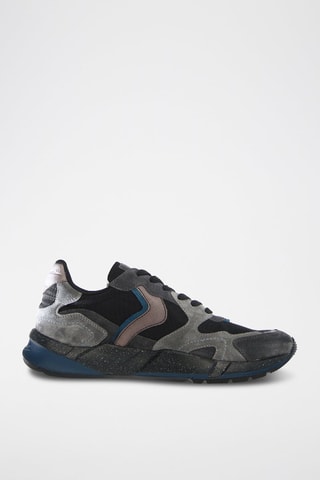 Leren Sneakers ClubB19 - Antraciet