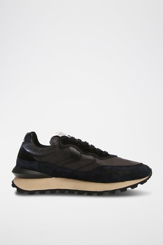 Leren Sneakers Qwark Hype - Zwart