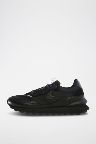 Leren Sneakers Qwark Hype - Zwart