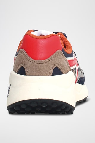 Baskets en nubuck - Bleu marine