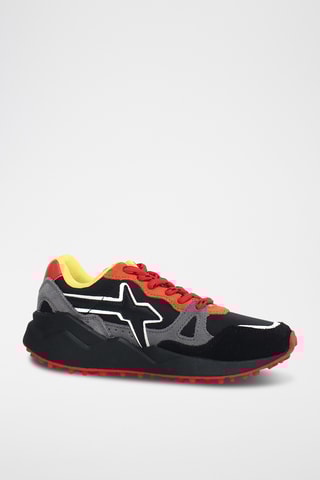 Nubuck Sneakers - Zwart