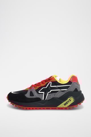 Nubuck Sneakers - Zwart