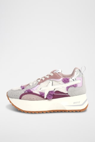 Nubuck Platform Sneakers - Grijs