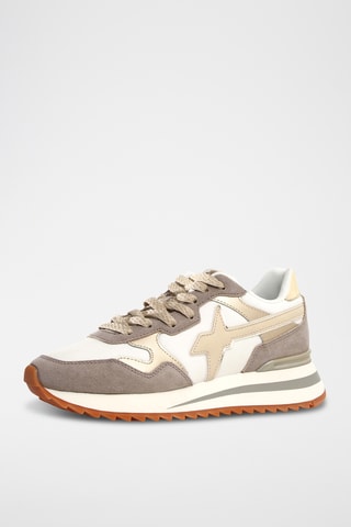 Nubuck Sneakers - Taupe