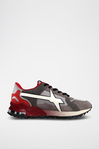 Nubuck Sneakers - Donkergrijs