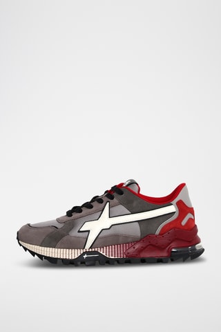 Nubuck Sneakers - Donkergrijs
