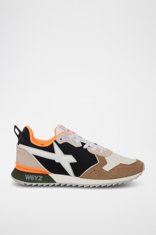 Nubuck Sneakers - Lichtbruin