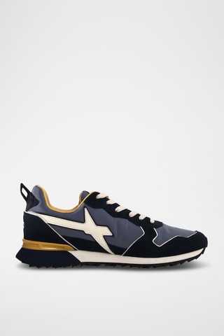 Nubuck Sneakers - Marineblauw