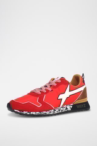 Nubuck Sneakers - Rood