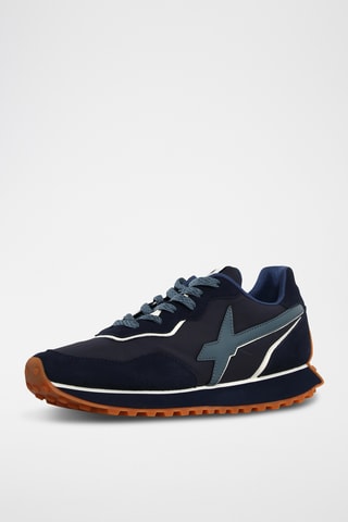 Nubuck Sneakers - Marineblauw