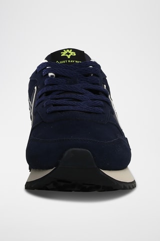 Nubuck Sneakers - Marineblauw