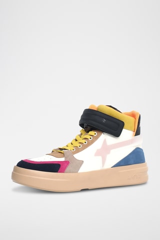 Hoge Nubuck Sneakers - Lichtblauw