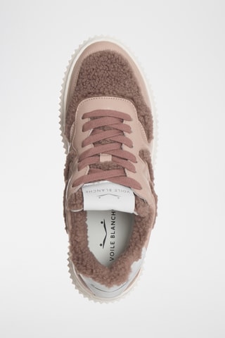 Leren Gevoerde Sneakers - Roze