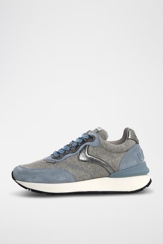 Leren Sneakers - Grijs
